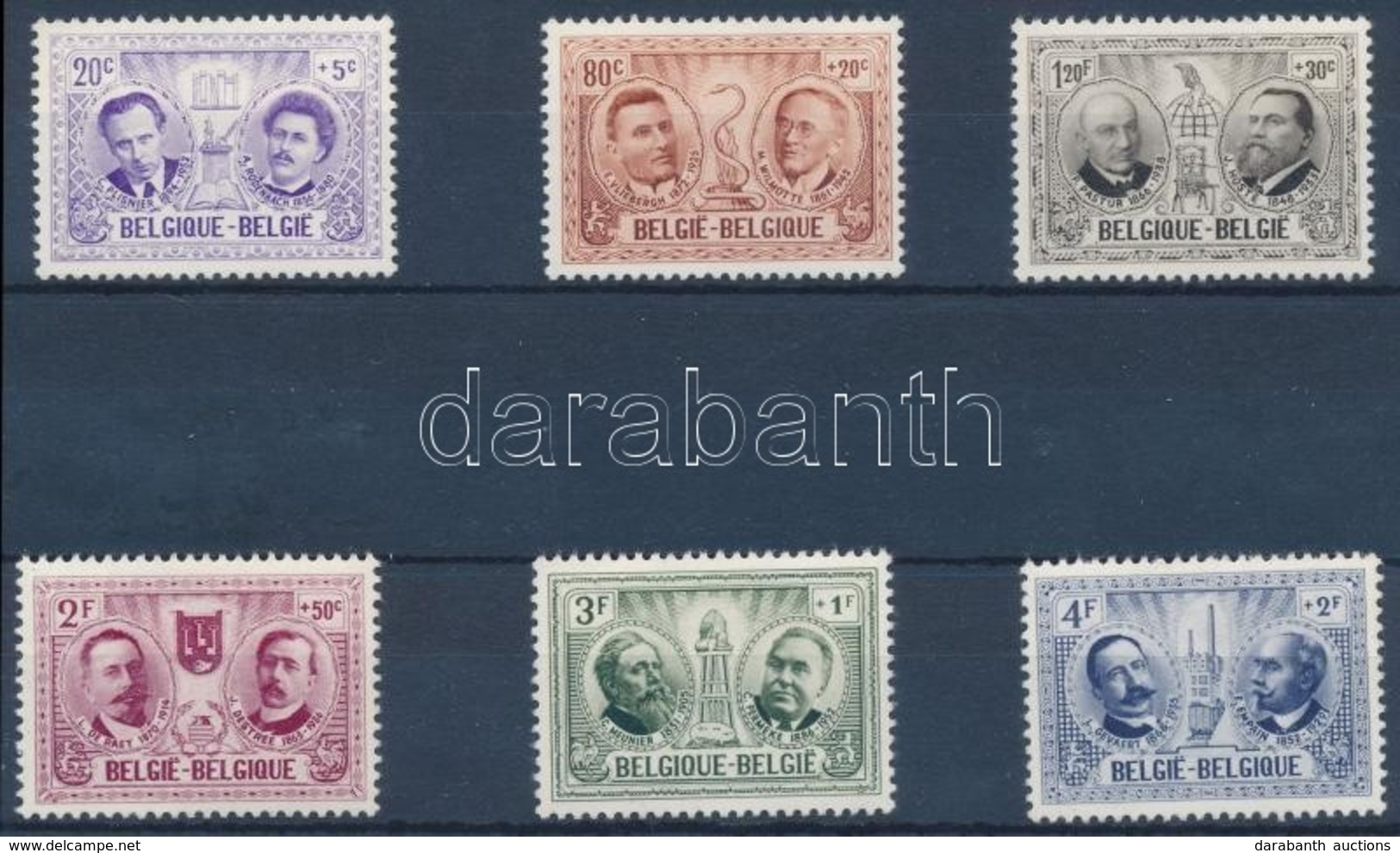 ** 1957 Híres Emberek Sor Mi 1057-1062 - Other & Unclassified