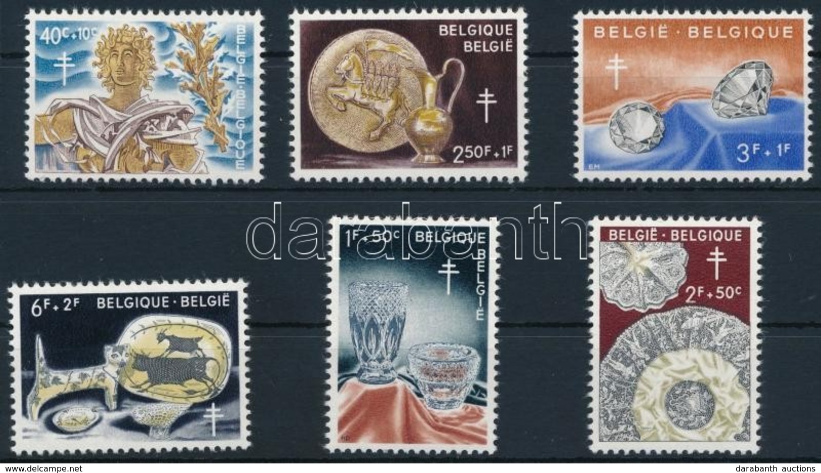 ** 1960 Tuberkulózis Sor Mi 1222-1227 - Andere & Zonder Classificatie