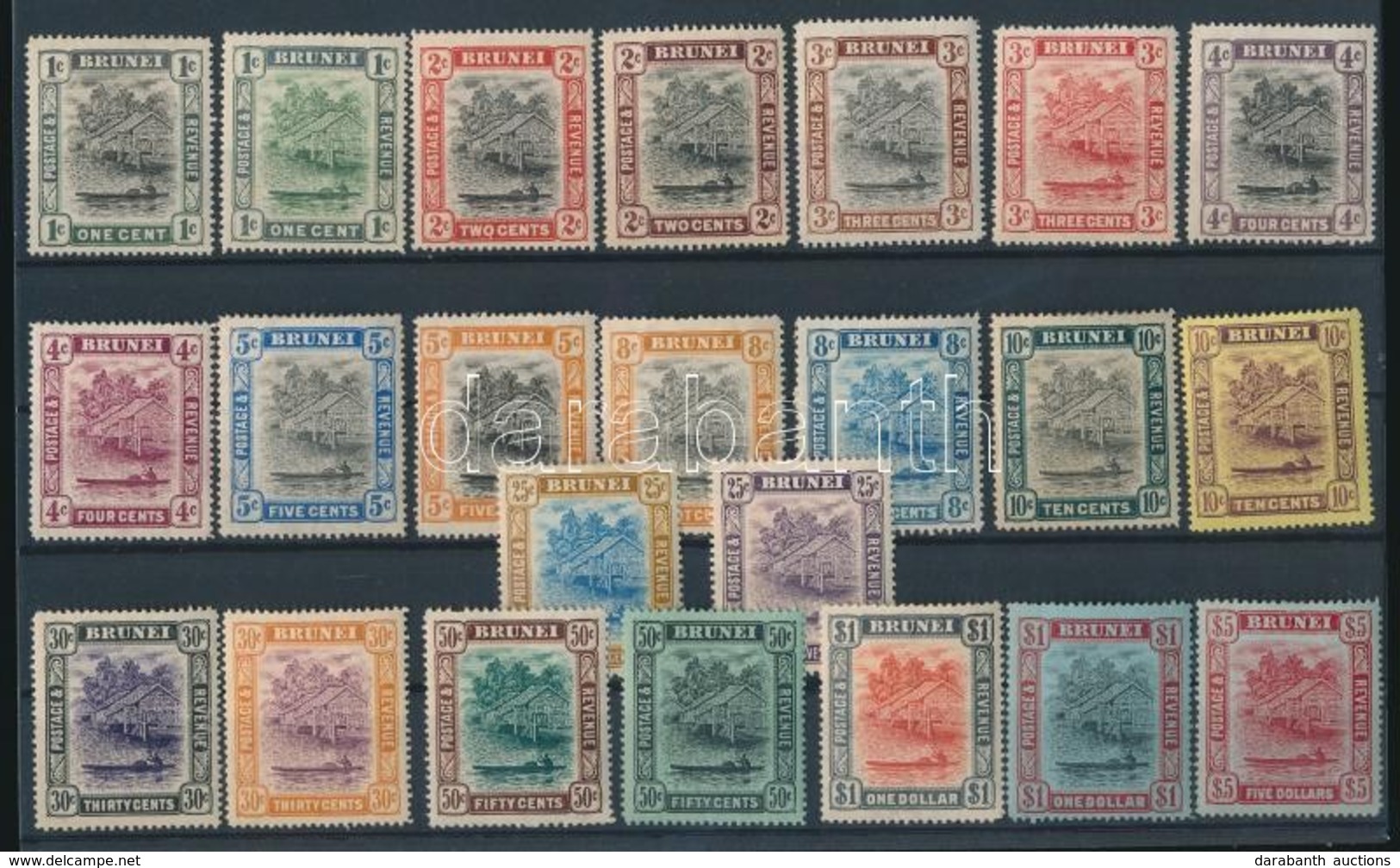 * 1907/1920 Forgalmi Sor / Definitive Set Mi 13-22, 24-37 - Other & Unclassified