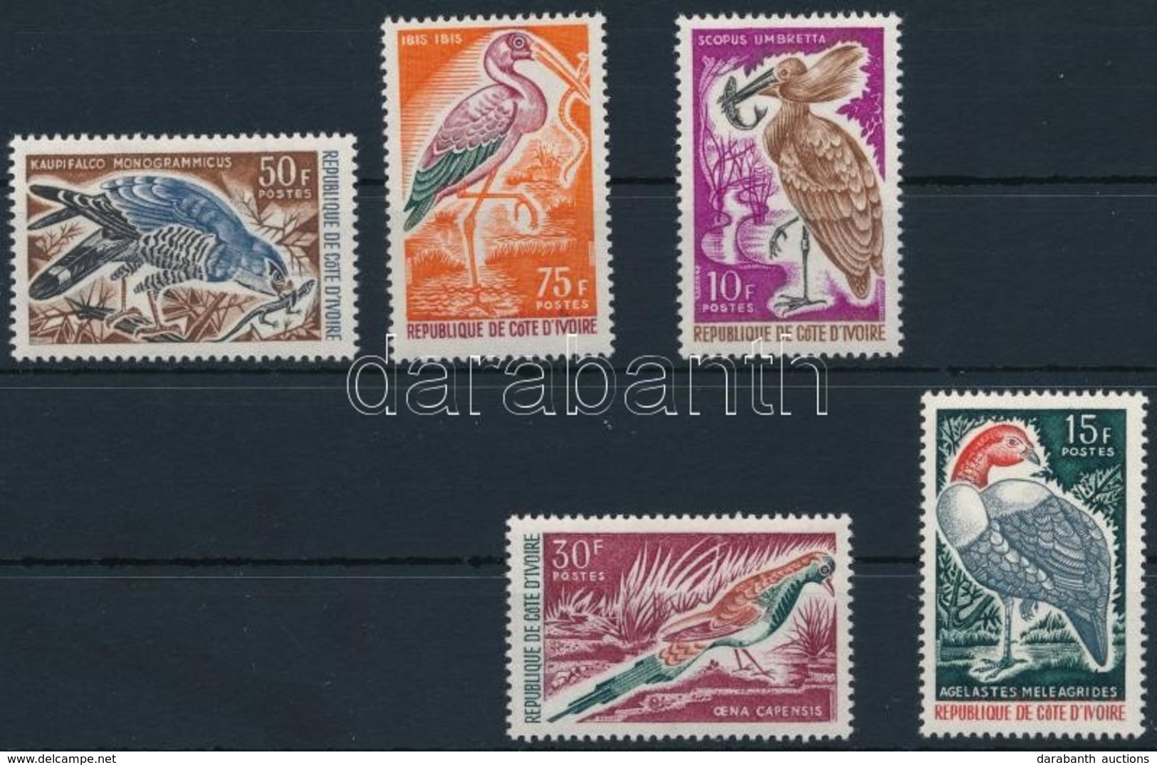 ** 1965 Forgalmi; Madár Sor Mi 286-290 - Andere & Zonder Classificatie