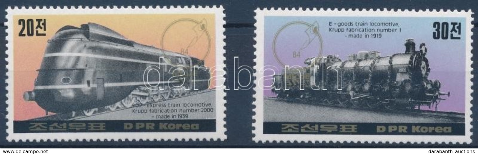 ** 1984 Mozdony; Bélyegkiállítás Sor Mi 2465-2466 - Other & Unclassified