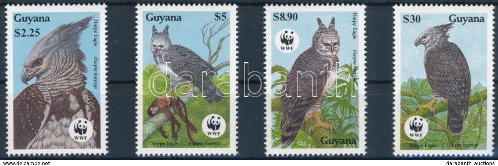 ** 1990 WWF: Hárpia Sor Mi 3077-3080 - Other & Unclassified