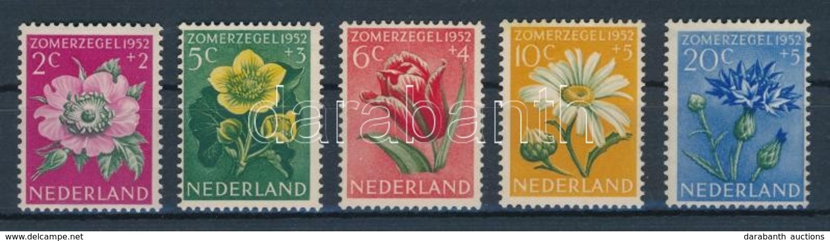 ** 1952 Virágok Sor Mi 588-592 - Andere & Zonder Classificatie