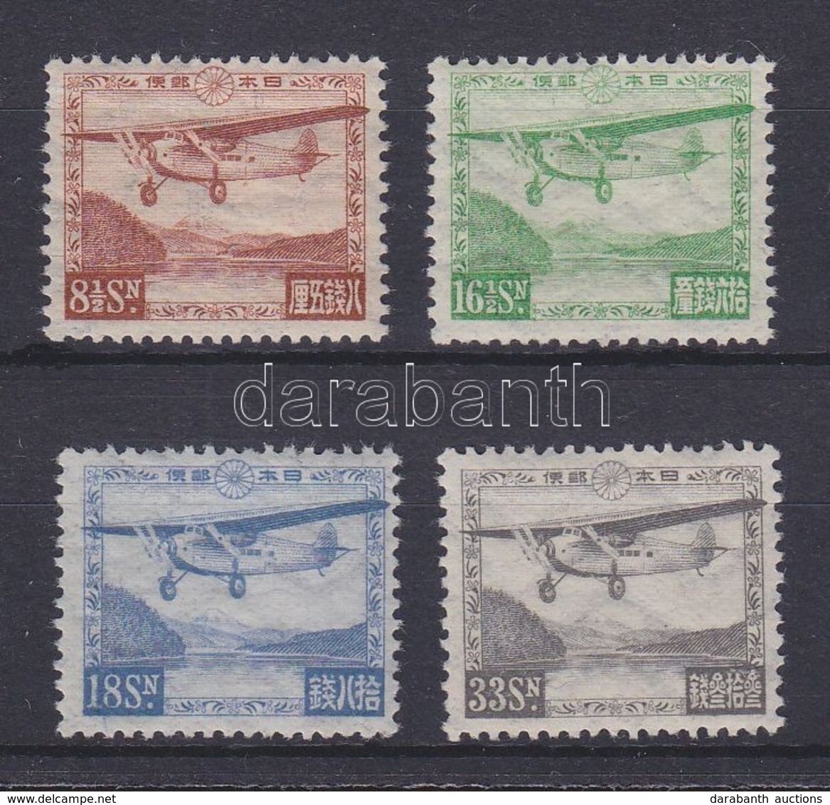 ** 1929 Repülő / Airmail Mi 195-198 - Andere & Zonder Classificatie