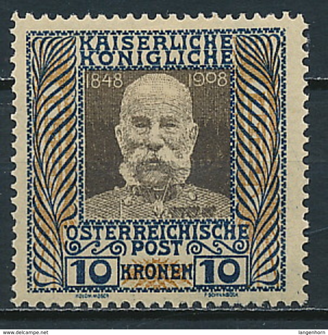 Österreich Nr. 156 * ~ [Michel 200,-- €] - Unused Stamps