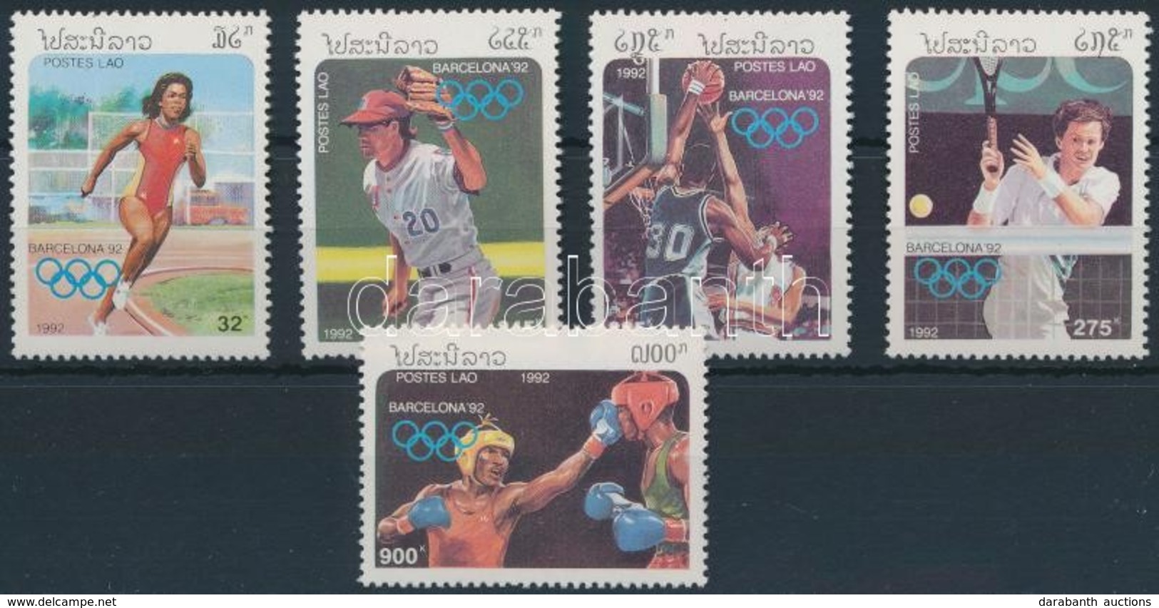 ** 1992 Nyári Olimpia: Barcelona Sor Mi 1296-1300 - Andere & Zonder Classificatie