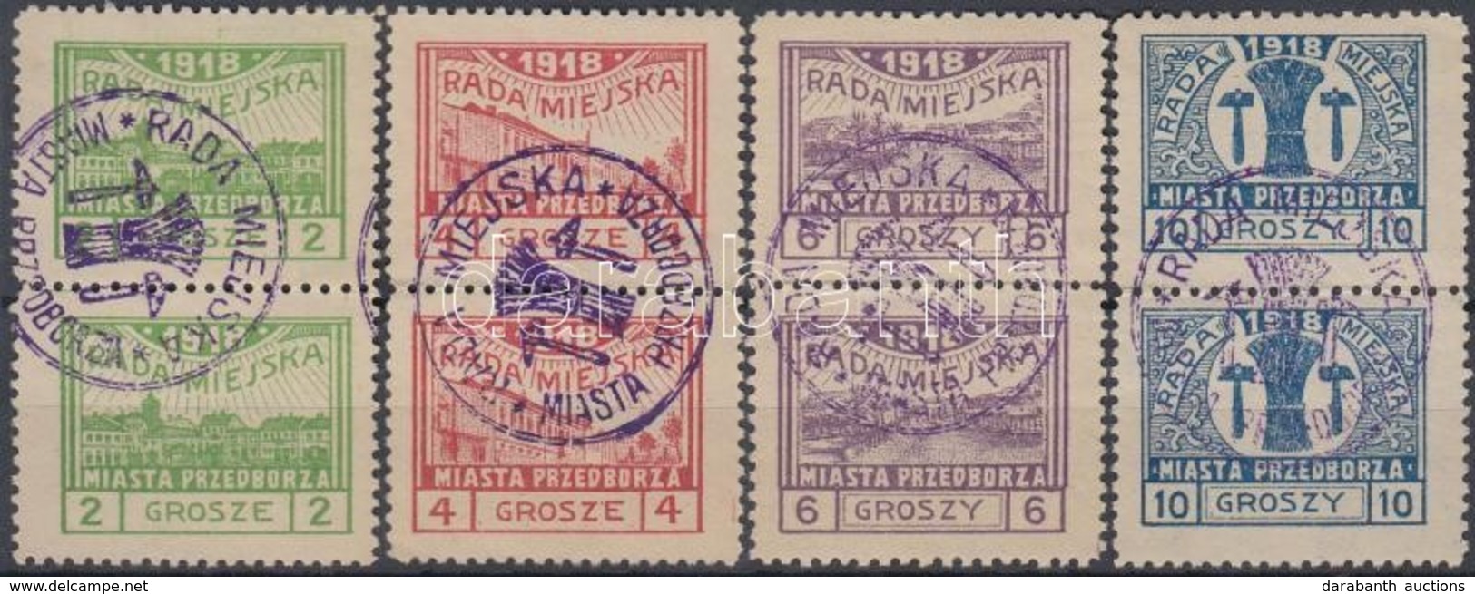 O Przedbórz 1918 Sor Párokban Mi 7-10 B - Other & Unclassified