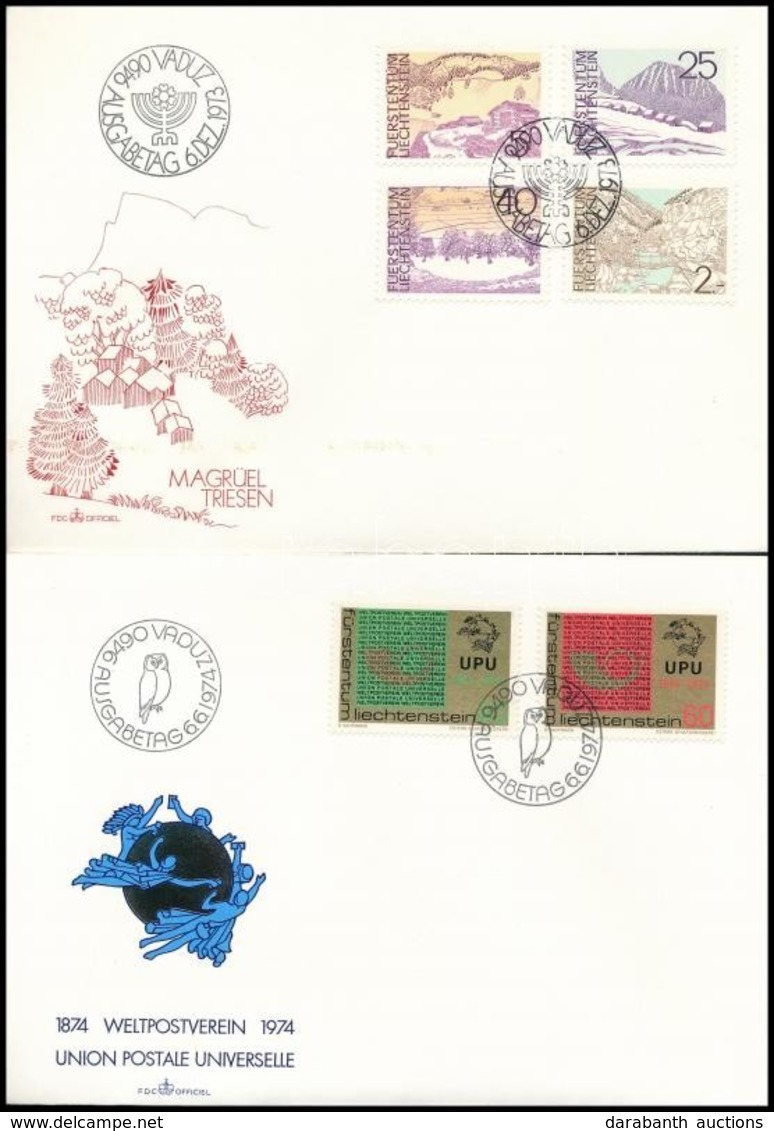 1973-1975 3 Klf FDC - Andere & Zonder Classificatie