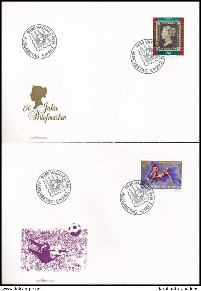 1990 2 Klf FDC - Andere & Zonder Classificatie