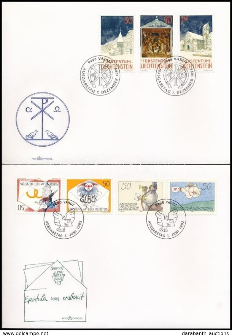 1992 2 Klf FDC - Andere & Zonder Classificatie