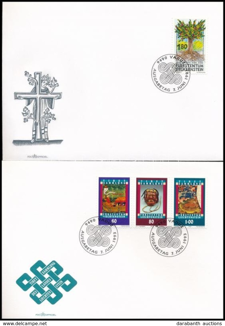 1993 2 Klf FDC - Andere & Zonder Classificatie