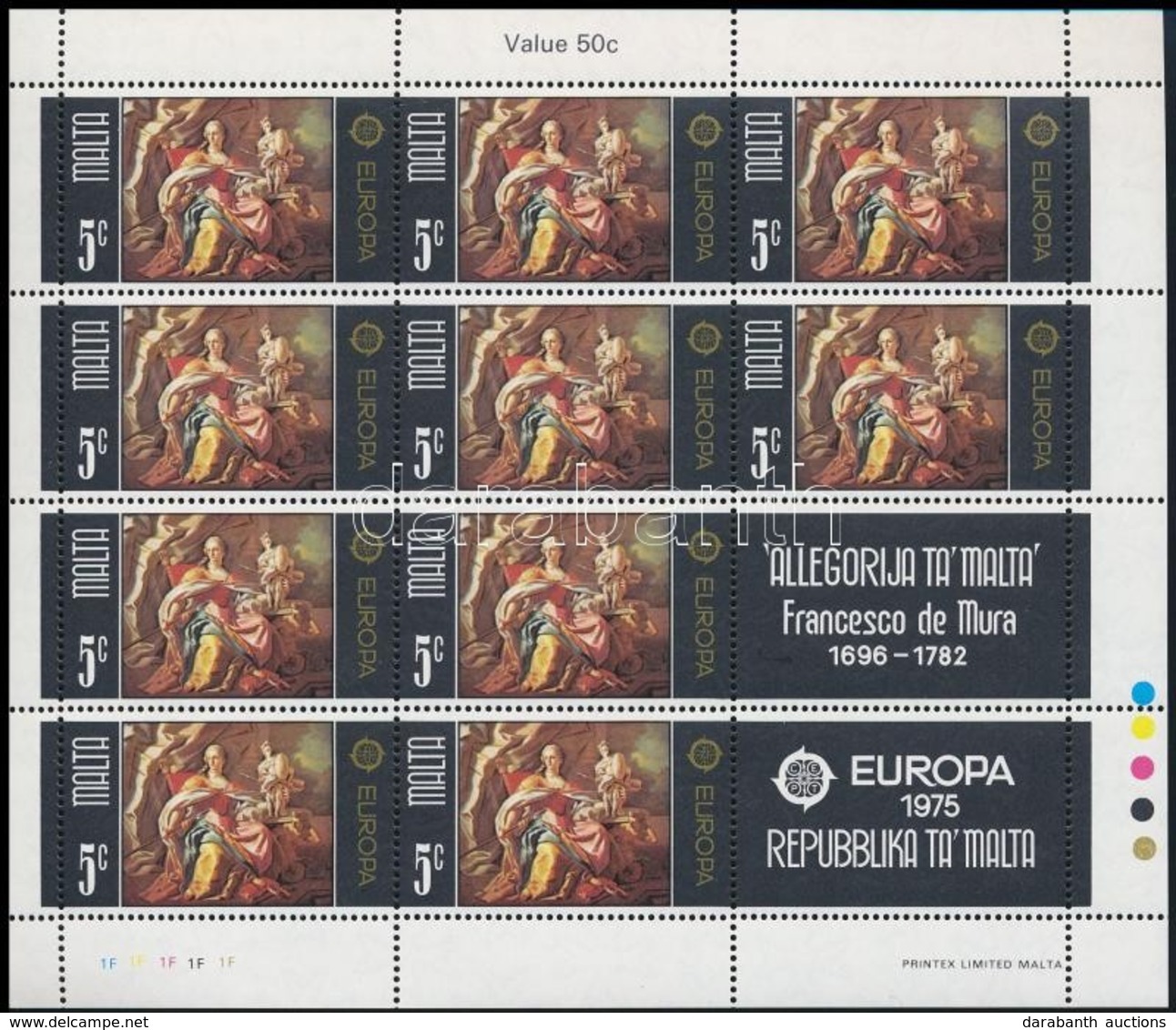 ** 1975 Europa CEPT: Festmények Kisívsor Mi 512-513 - Andere & Zonder Classificatie