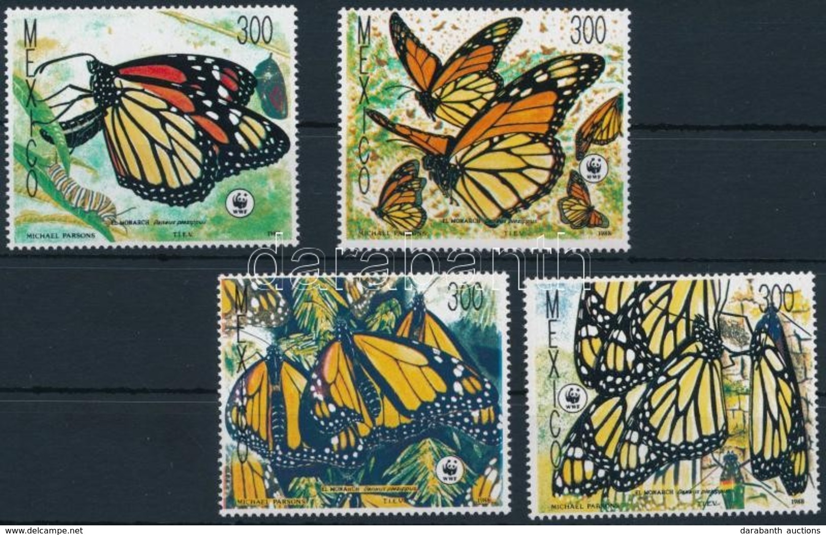 ** 1988 WWF: Pompás Királylepke Sor Mi 2095-2098 - Andere & Zonder Classificatie