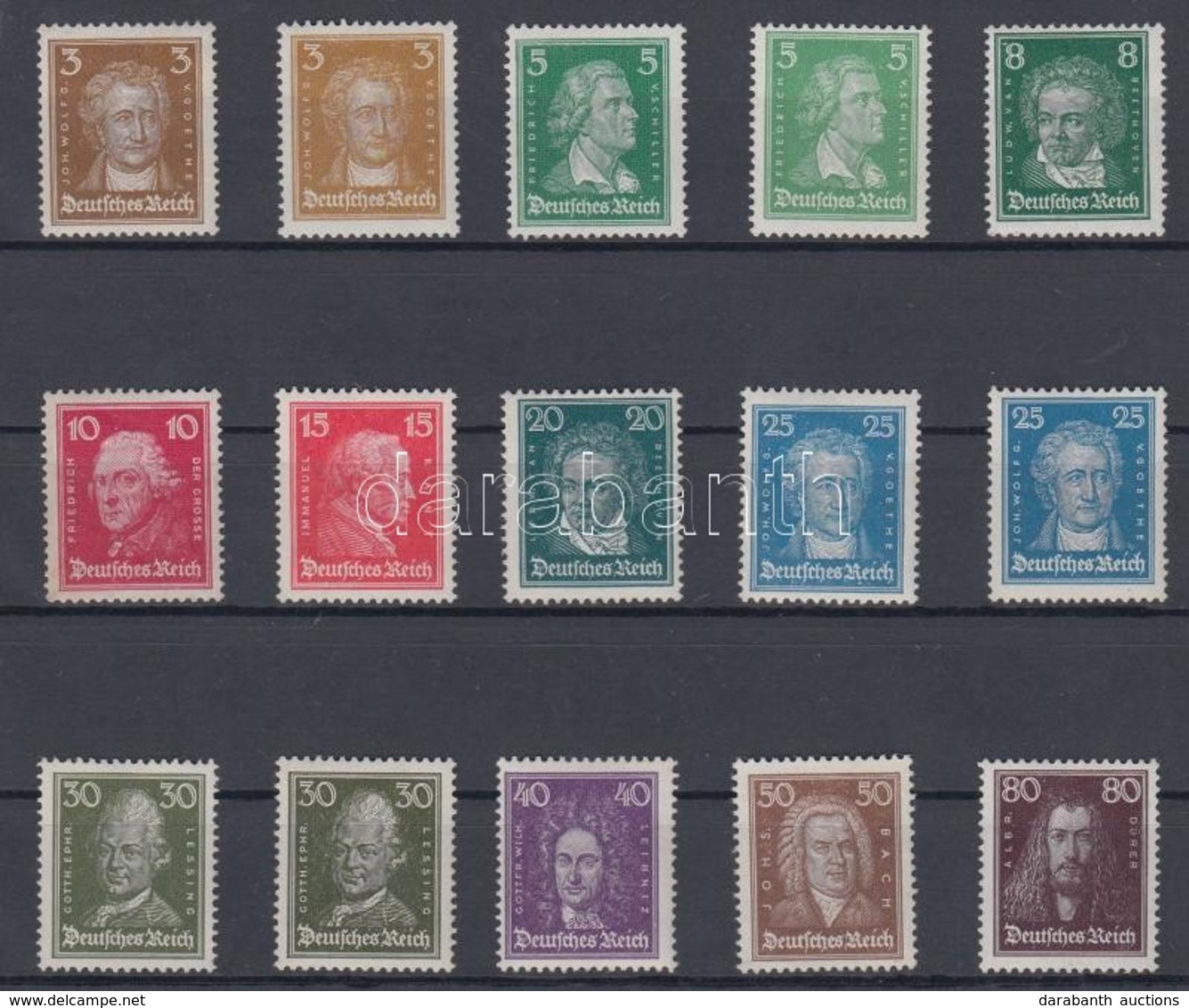 ** 1926/1927 Forgalmi Sor / Definitive Set Mi 385-397 - Andere & Zonder Classificatie