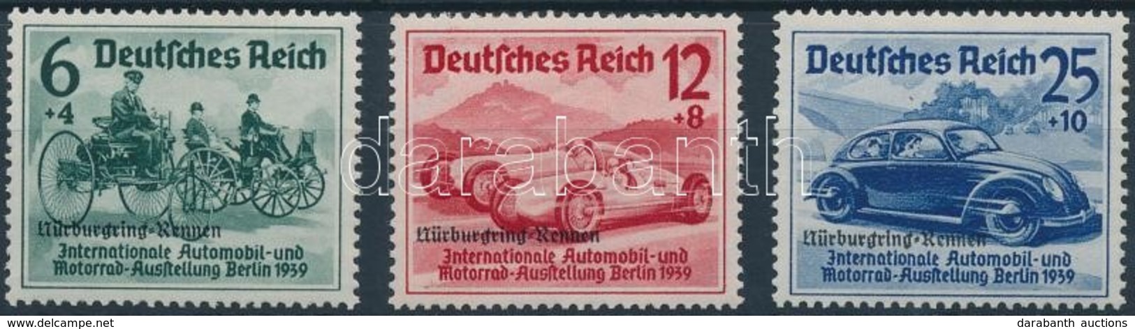 ** 1939 Nürburgring Autóverseny Sor Mi 695-697 - Other & Unclassified