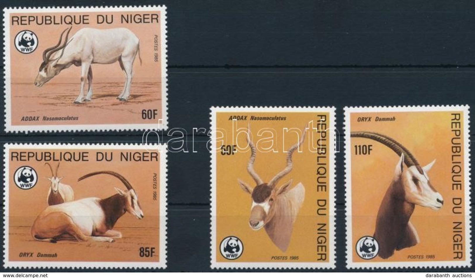 ** 1985 WWF: Antilop Sor Mi 941-944 - Other & Unclassified