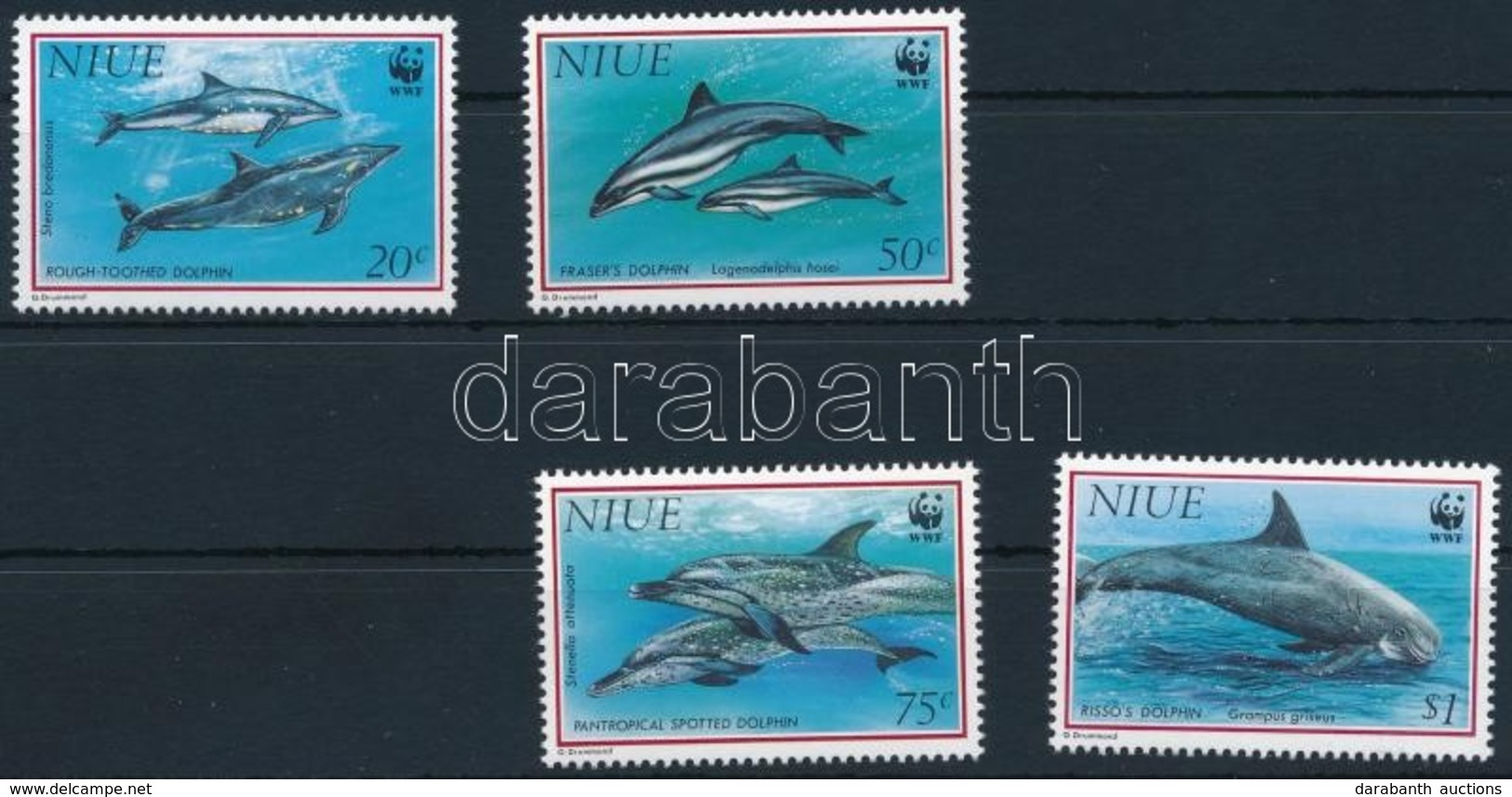 ** 1993 WWF: Delfin Sor Mi 822-825 - Other & Unclassified