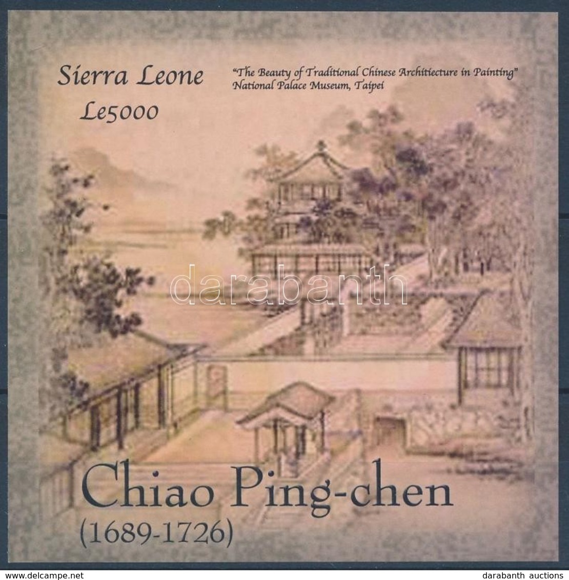 ** 2004 Chiao Ping-chen Festmény Blokk Mi 585 - Andere & Zonder Classificatie