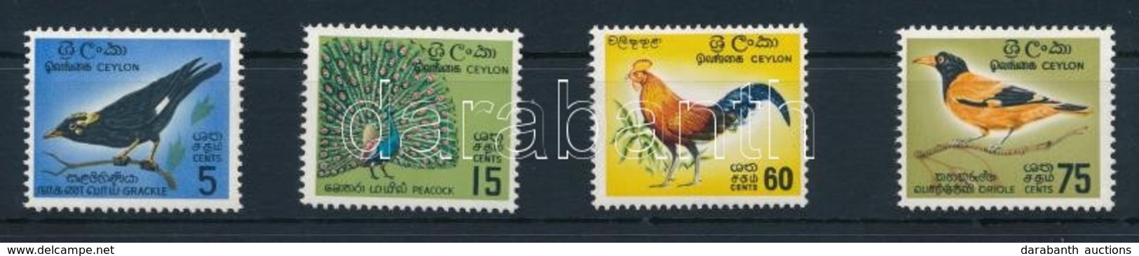 ** 1966 Madár Sor Mi 340-343 - Other & Unclassified