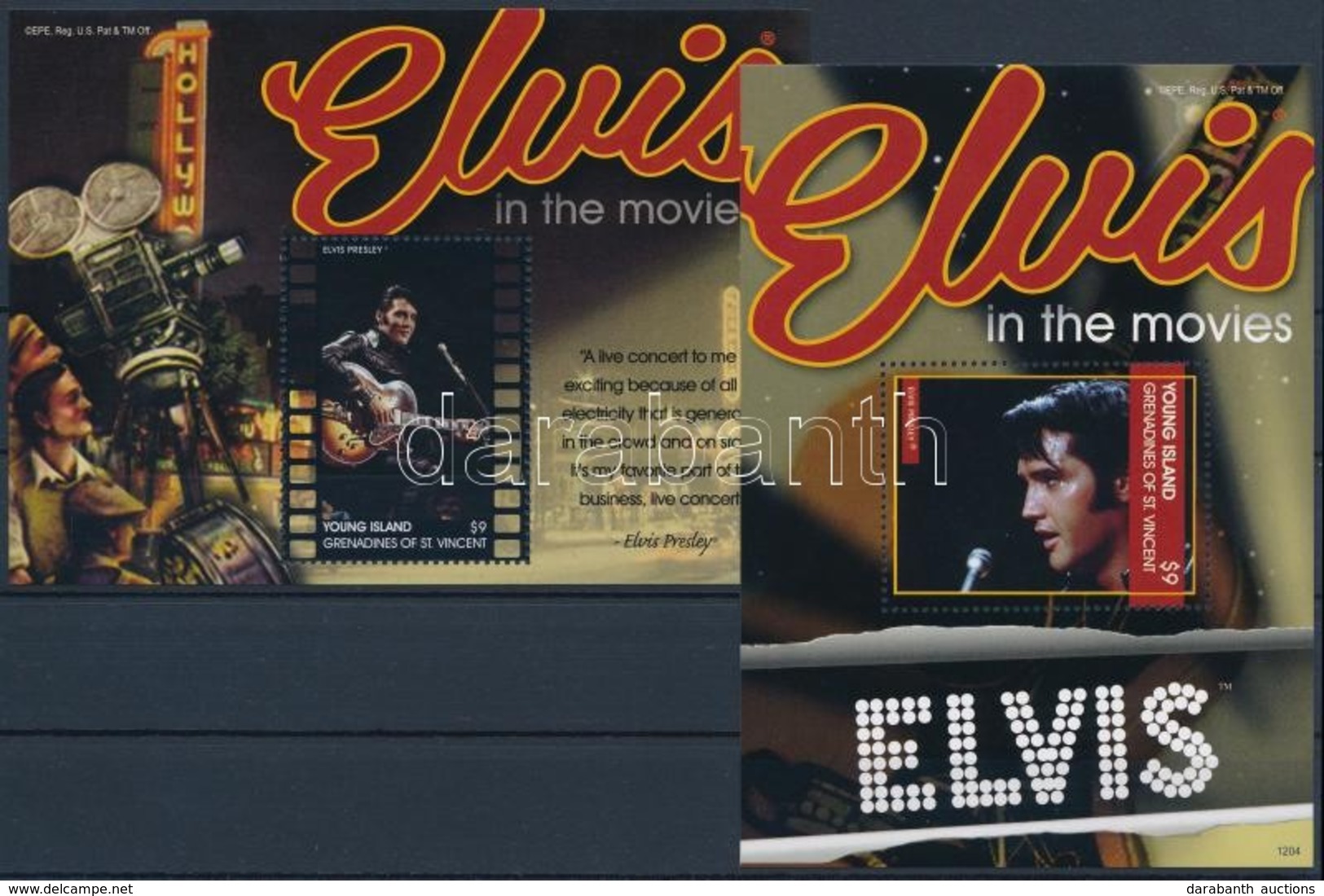 ** 2012 Elvis Presley Blokksor Mi 1-4 - Andere & Zonder Classificatie