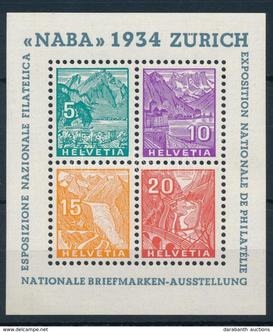 ** 1934 NABA Blokk Mi 1 - Other & Unclassified