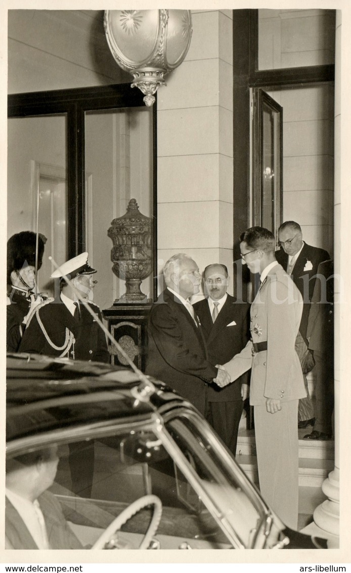 Postcard / CPA / ROYALTY / Belgique / Roi Baudouin / Koning Boudewijn / Kliment Voroshilov / 1958 - Personnages