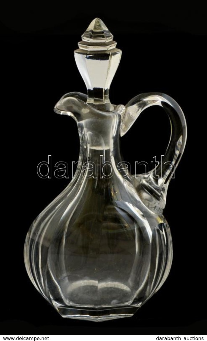 Üveg Kiöntő Dugóval, M: 18 Cm - Glas & Kristal