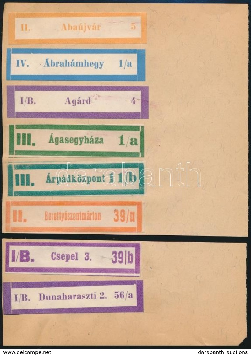 Cca 1930 8 Db Belkezelési Ragjegy - Unclassified