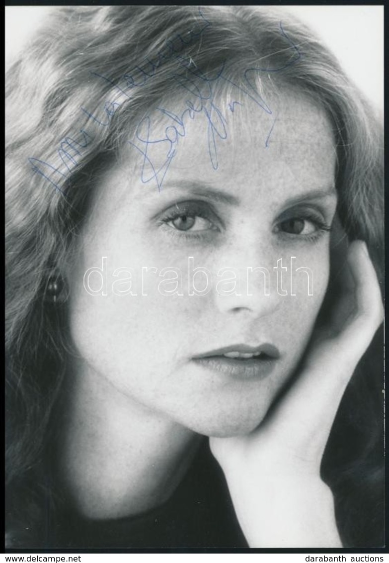 Isabelle Huppert (1953-) Francia Színésznő Aláírt Fotója  / Autograph Signature On Photo 10x15 Cm - Andere & Zonder Classificatie