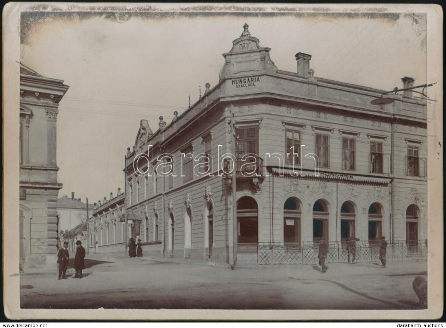 Cca 1890-1900 Keszthely, Hungária Szálloda, Keményhátú Fotó, 13x18 Cm - Other & Unclassified