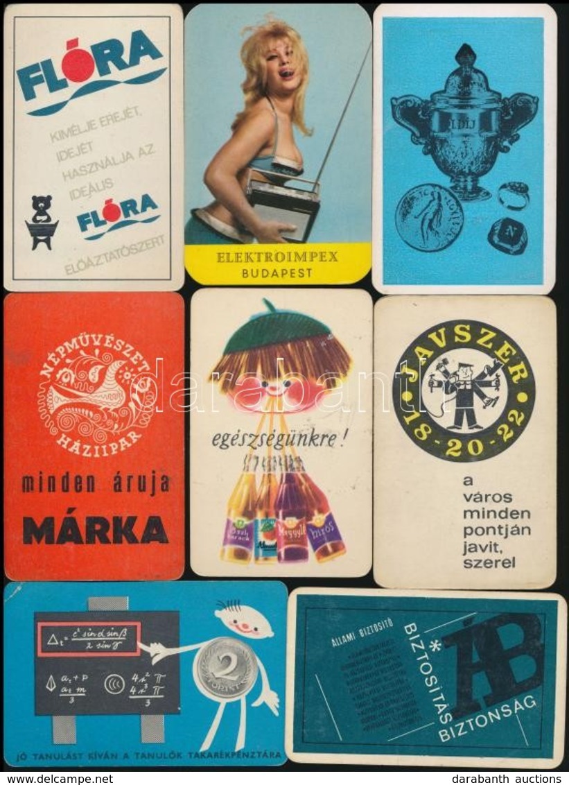 1966-1969 15 Db Különböző Kártyanaptár - Advertising