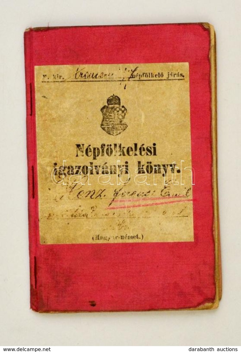 1895 Népfölkelési Igazolvány - Other & Unclassified