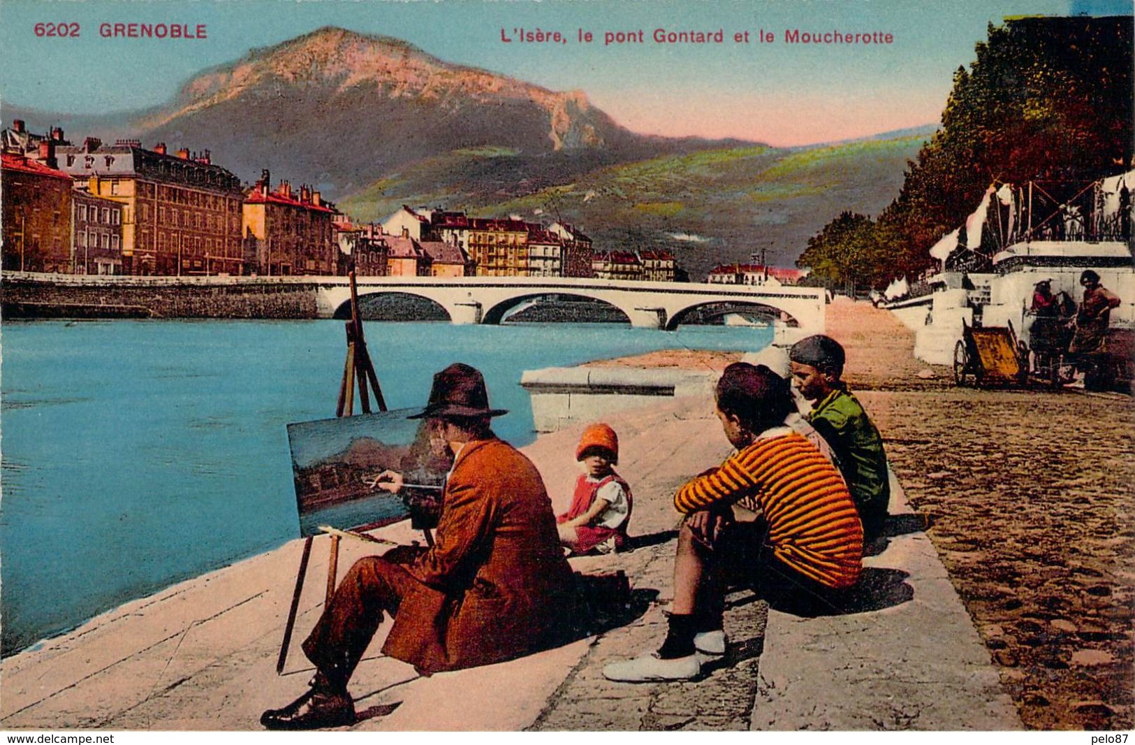 CPA Grenoble L'Isère Le Pont Gontard Et Le Moucherotte (animée) F332 - Grenoble