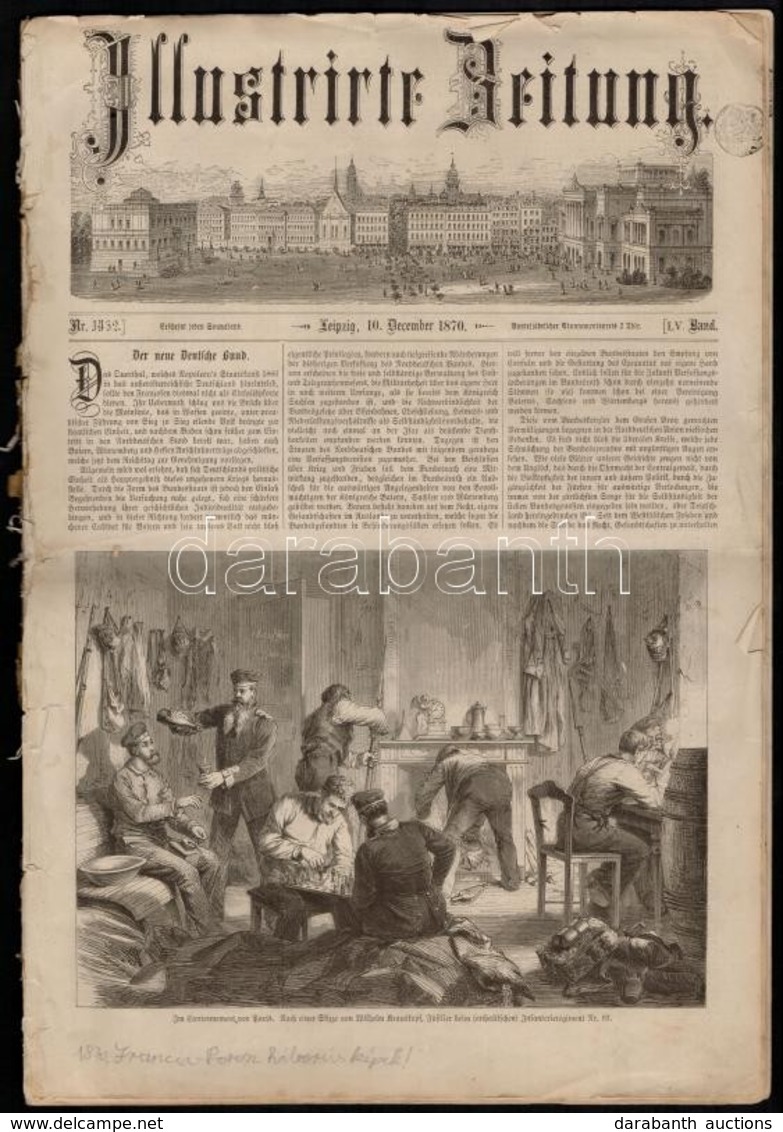 1870 Az Illustrirte Zeitung 3 Db Száma Sok Illusztrációval, összetűzve - Zonder Classificatie