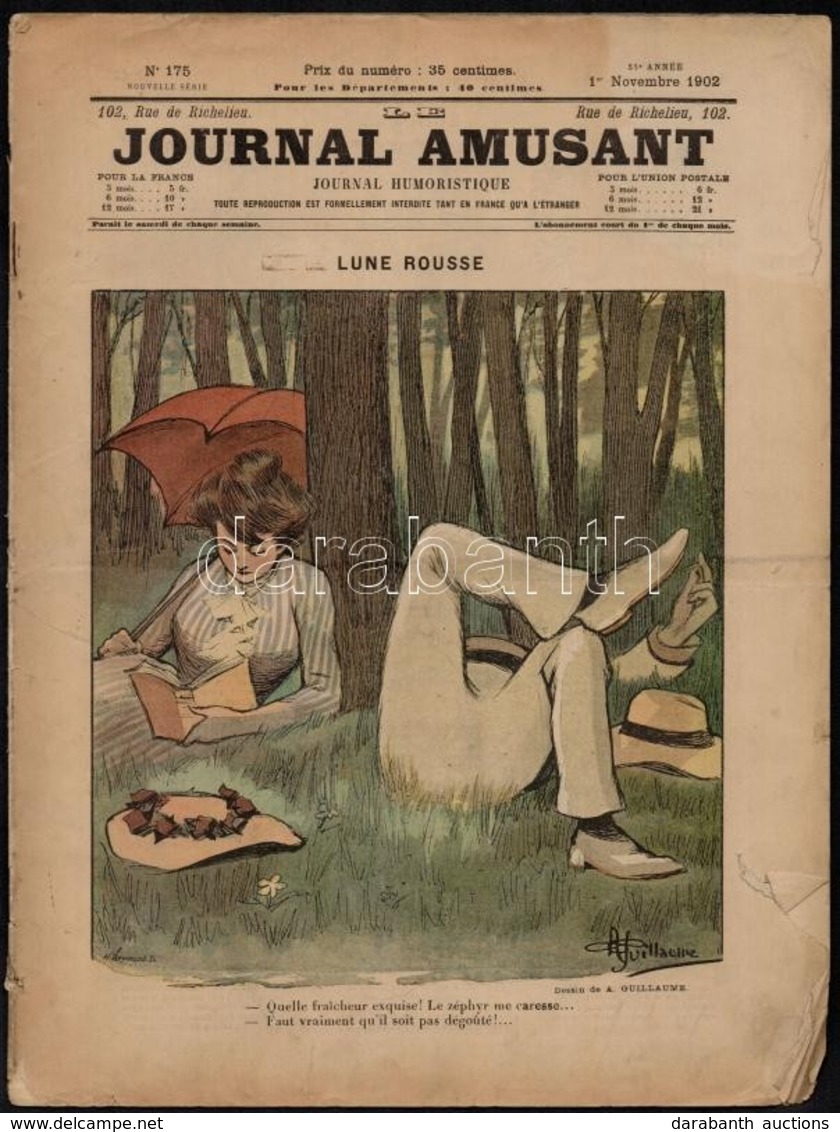 1902 Journal Amusant, Journal Humoristique Nr. 175  - Francia Nyelvű Vicclap, Illusztrációkkal, 16p / French Humor Magaz - Unclassified