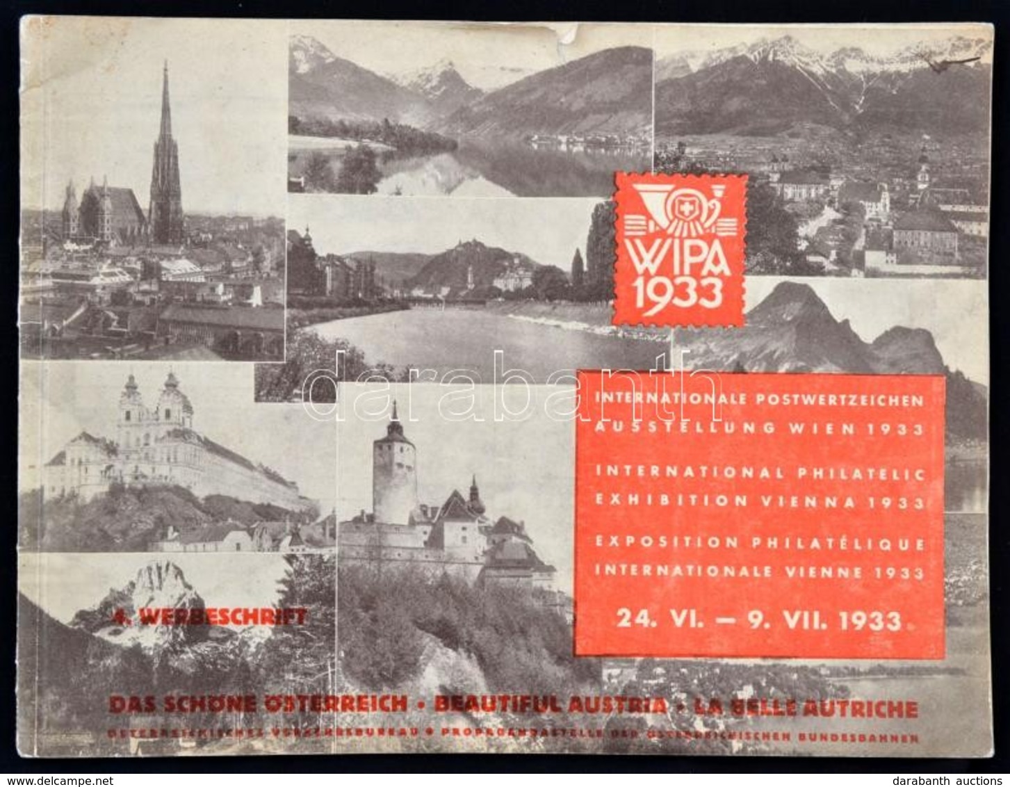 1933, 1937 WIPA és Belgrádi Filatéliai Kiállítás Képes Prospektusa / 1933, 1938 WIPA And Beograd Philatelic Exhibition 2 - Unclassified