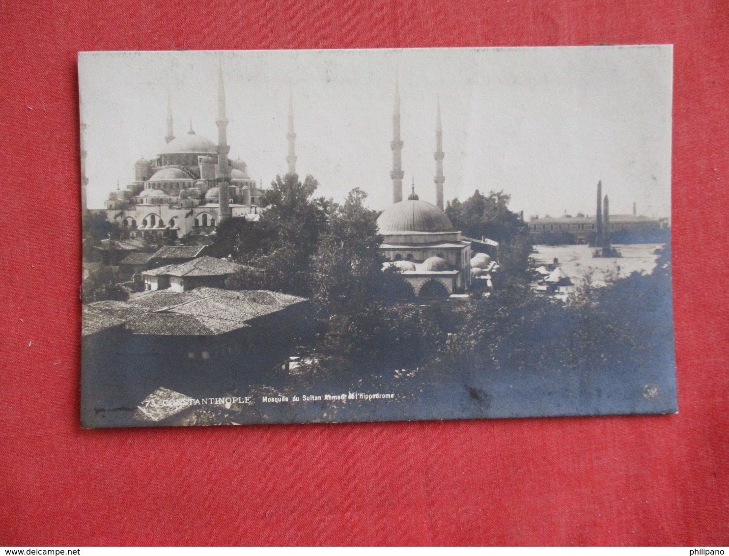 RPPC  Turkey  Constantinople  RPPC Back Side Paper Residue When Removed From Album   Ref 2820 - Turkey