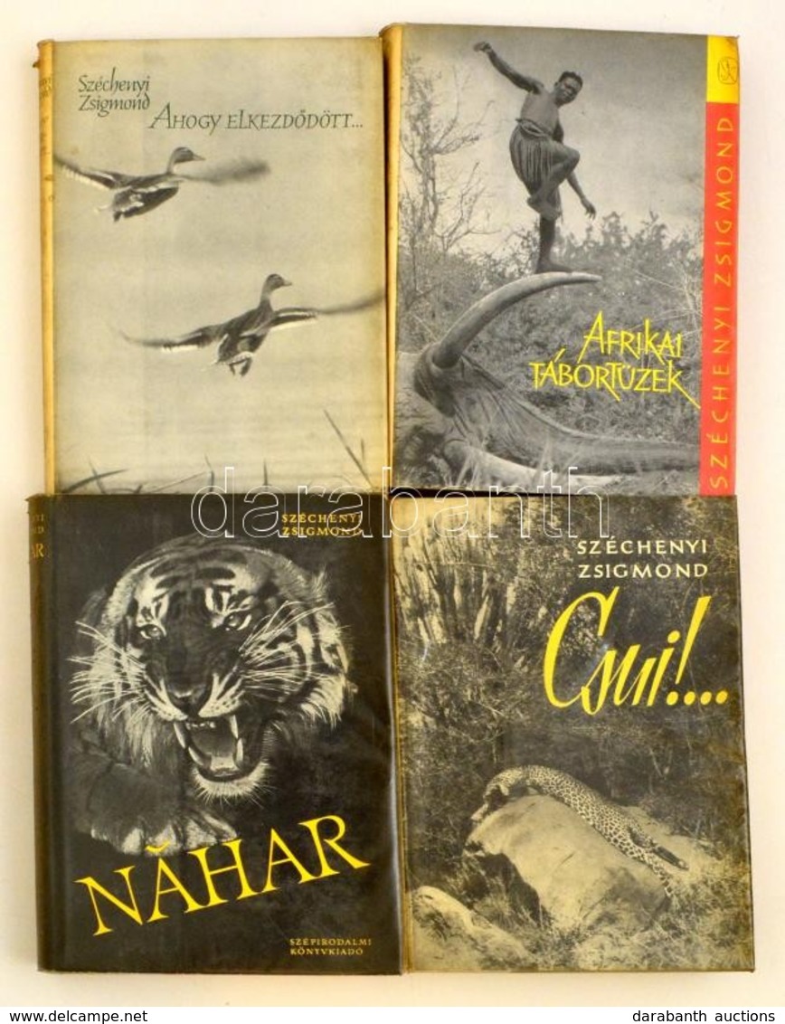 Széchényi Zsigmond 4 Vadászkönyve: 
Széchenyi Zsigmond: Ahogy Elkezdődött. Bp., 1961, Szépirodalmi. Első Kiadás.
Afrikai - Zonder Classificatie