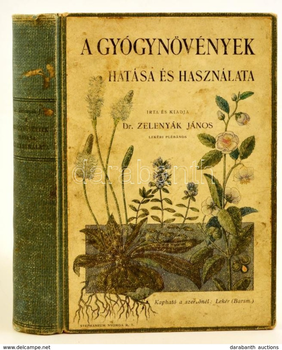 Zelenyák János: A Gyógynövények Hatása és Használata.
Budapest, 1908. Stephaneum. Belső Címlap Hiányzik és A Kihajtható  - Unclassified