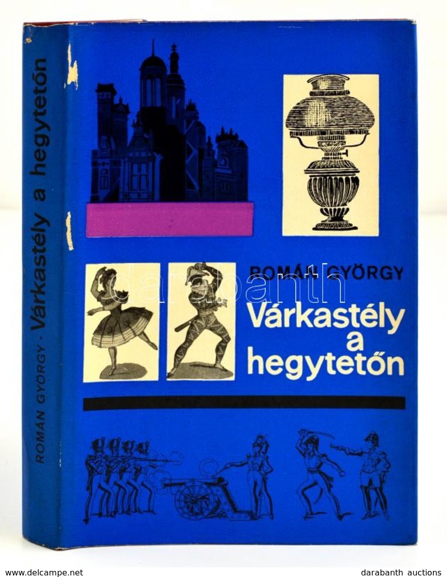 Román György: Várkastély A Hegytetőn. Bp.,1967, Magvető. Kiadói Műbőr-kötés, Kiadói Papír Védőborítóban. A Szerző által  - Unclassified