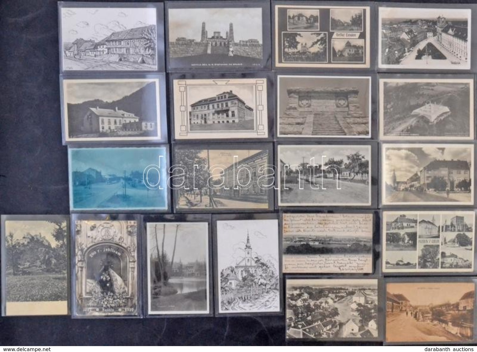 ** * 20 Db Régi Felvidéki Képeslap Jó Lapokkal / 20 Pre-1945 West-Slovakian Postcards With Good And Interesting Pieces - Unclassified