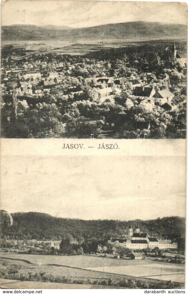 3 Db RÉGI Felvidéki Városképes Lap; Jászó, Tornalja, Pozsony / 3 Pre-1925 Slovakian Town-view Postcards, Jasov, Tornala, - Zonder Classificatie