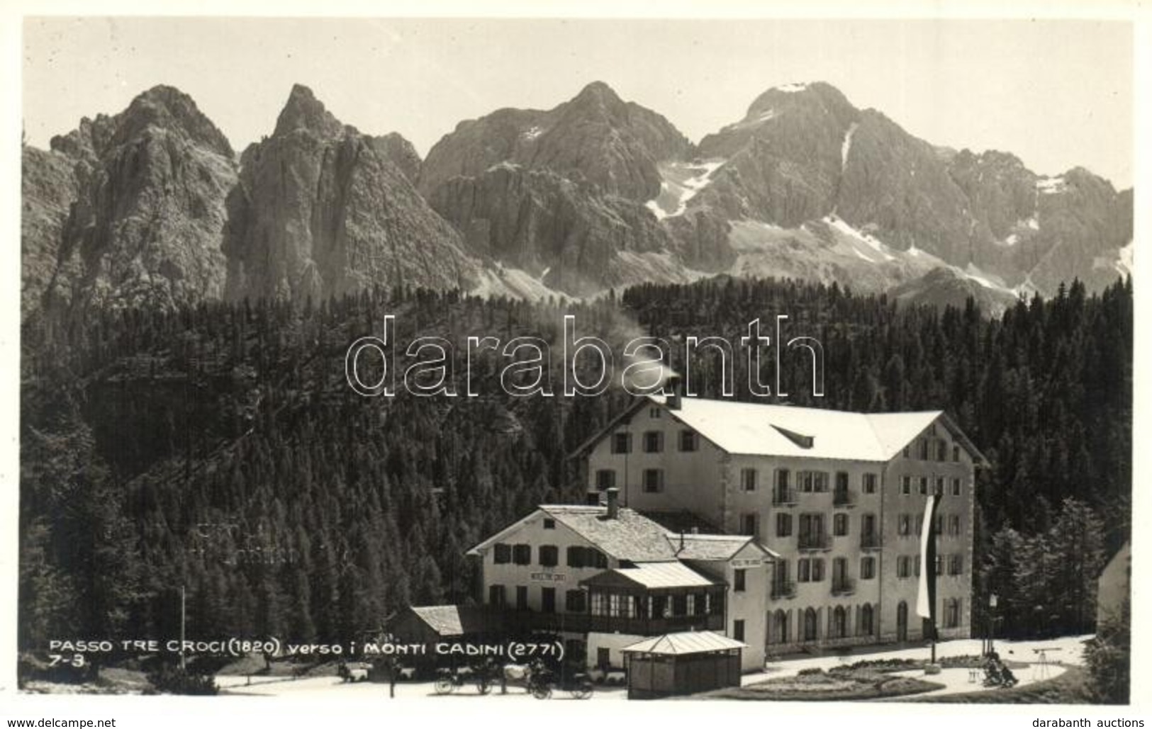 ** * 8 Db RÉGI Olasz Képeslap A Hegyekből / 8 Pre-1945 Italian Postcards From The Mountains - Unclassified