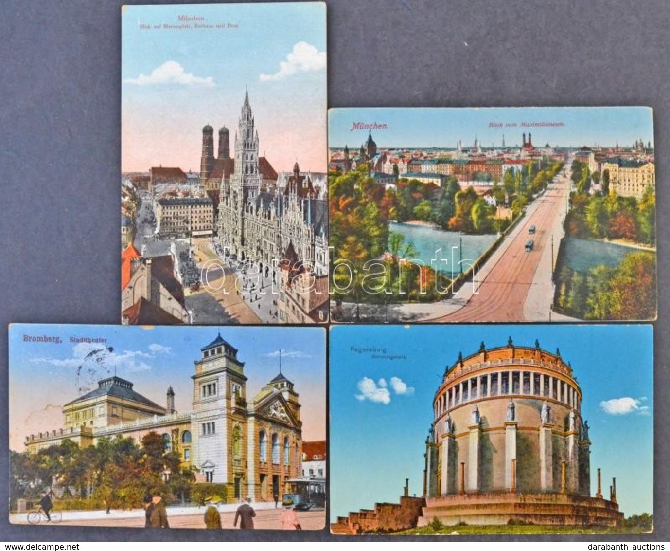 ** * 7 Db RÉGI Német Városképes Lap / 7 Pre-1945 German Town-view Postcards; - Unclassified