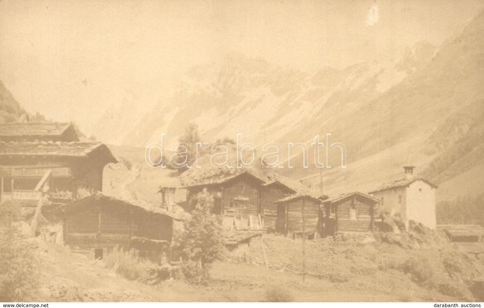 ** 6 Db RÉGI Svájci Városképes Lap / 6 Pre-1945 Swiss Town-view Postcards - Unclassified