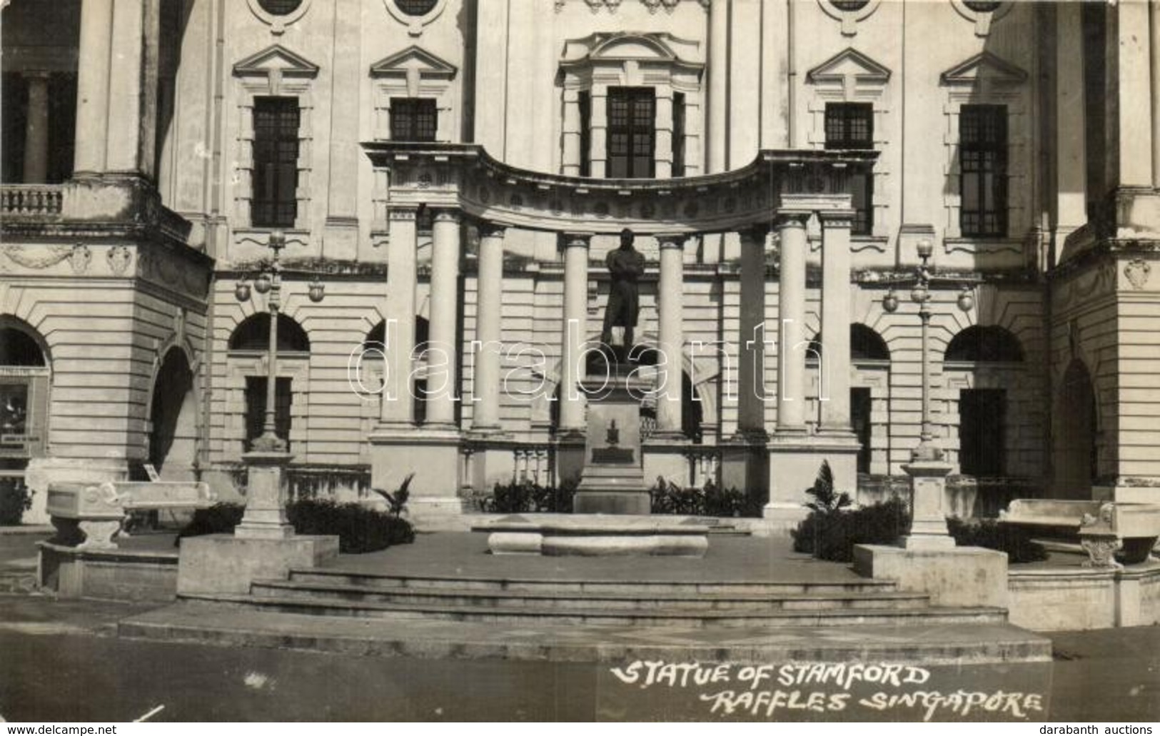 ** 3 Db RÉGI Szingapúri Városképes Lap / 3 Pre-1945 Singaporean Town-view Postcards - Unclassified