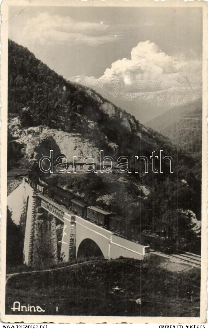 ** T2 Anina, Stájerlakanina; Vasúti Híd, Gőzmozdony / Railway Bridge, Viaduct, Locomotive - Unclassified