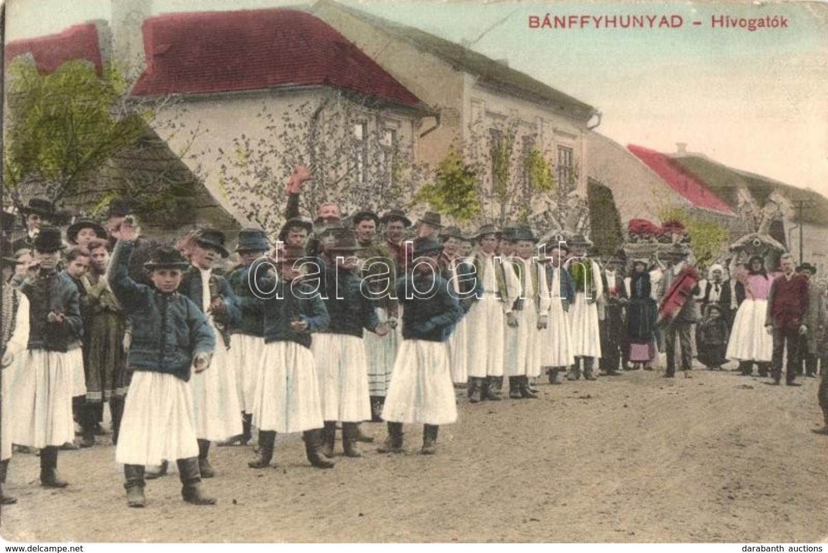 ** T2/T3 Bánffyhunyad, Huedin; Hívogatók. Erdélyi Folklór / Transylvanian Folklore (EK) - Zonder Classificatie