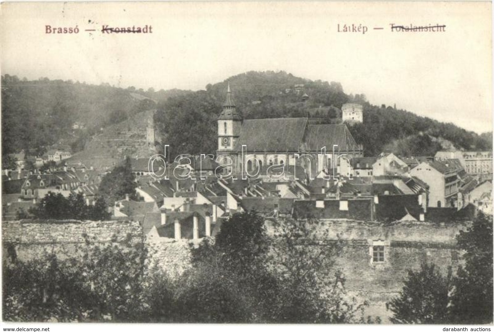 T2 Brassó, Kronstadt, Brasov; Látkép / General View - Zonder Classificatie