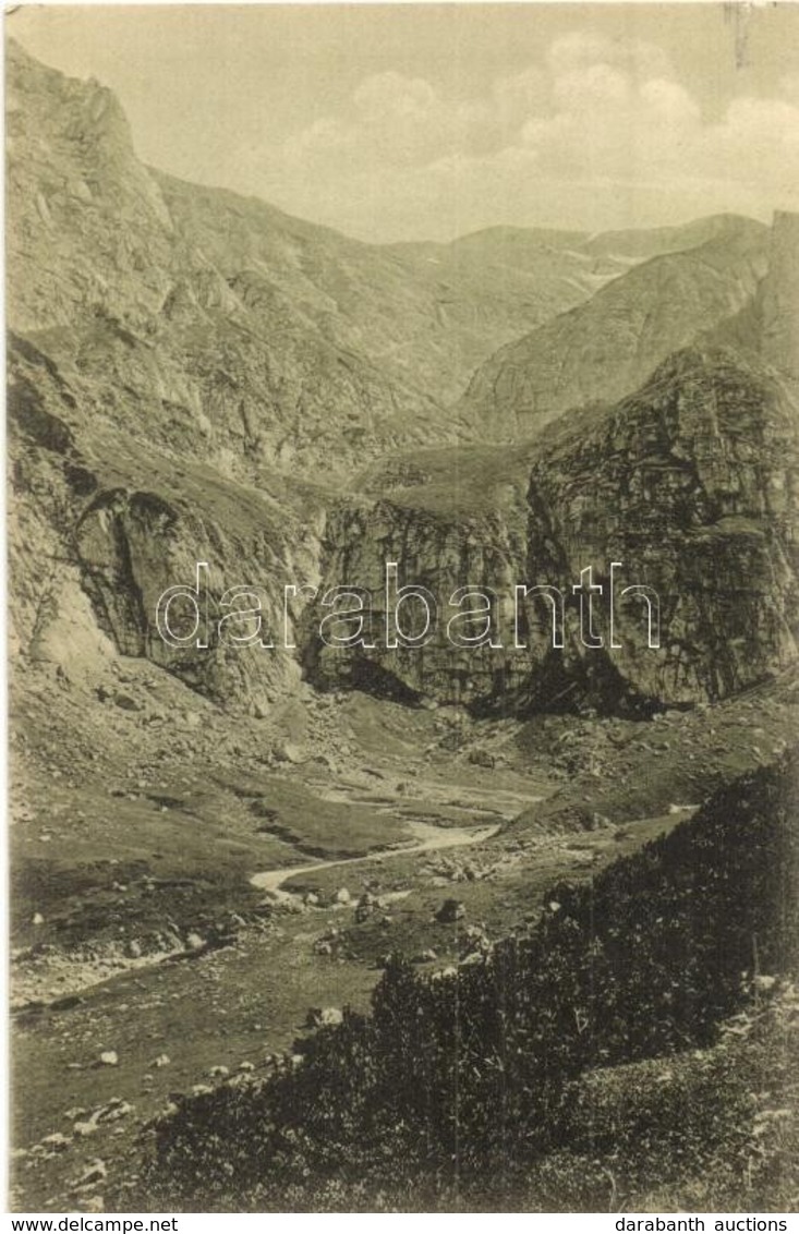 ** T1 Bucsecs-hegység, Butschetsch, Bucegi (Brassó Mellett); Malajester-szoros / Malajester Schlucht / Mountains, Gorge - Unclassified